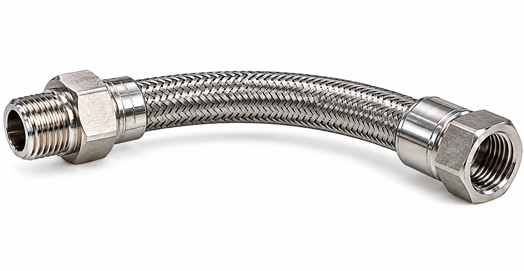 3/4-Inch Metal Hose Assembly for Water Wash