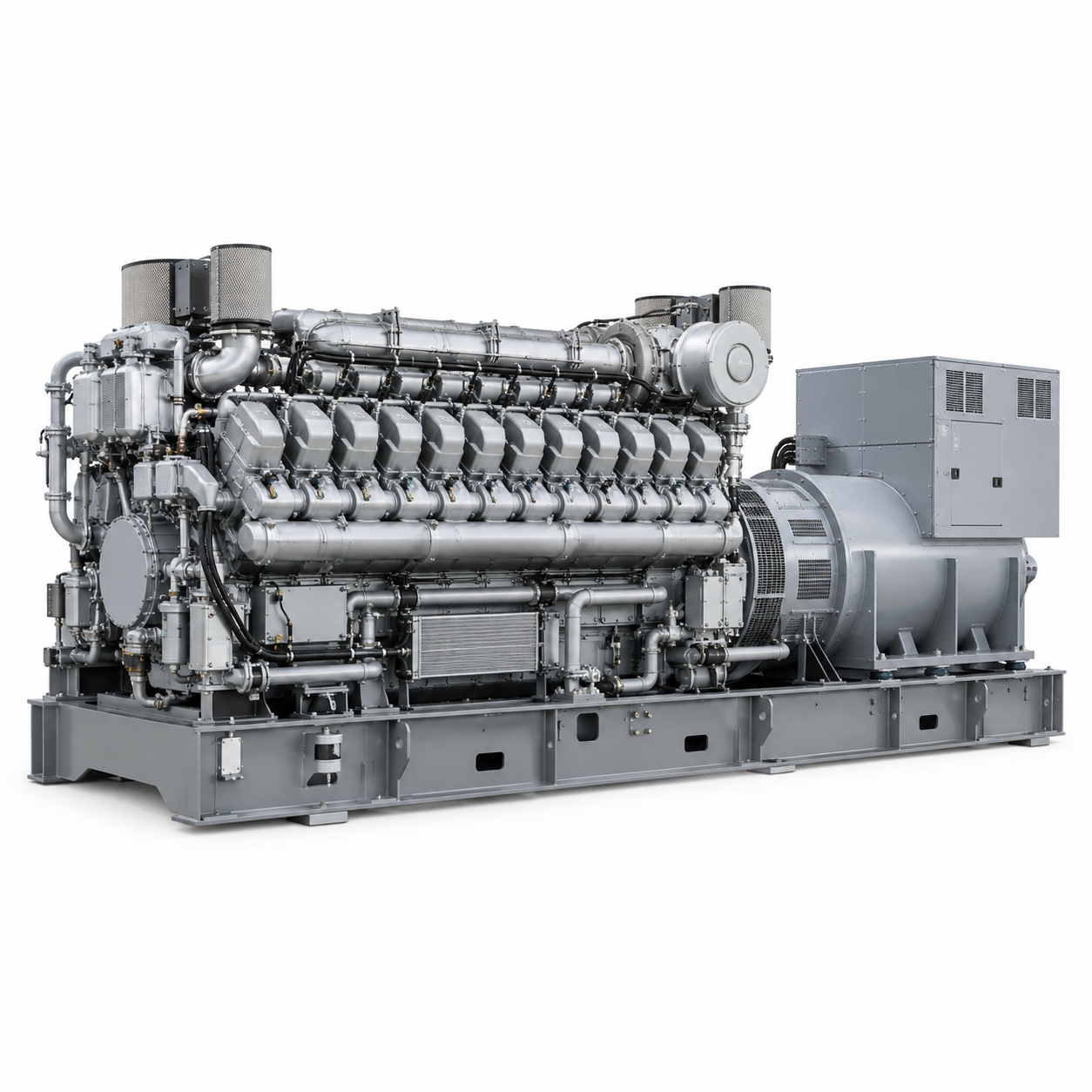 MTU 20V4000 - 2.518 MW Natural Gas Generator Set