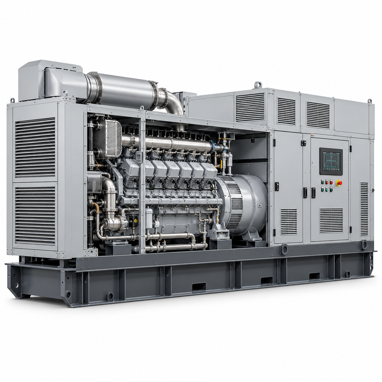 GTUS-MTUNG 2500 - 2.5 MW Natural Gas Generator Set