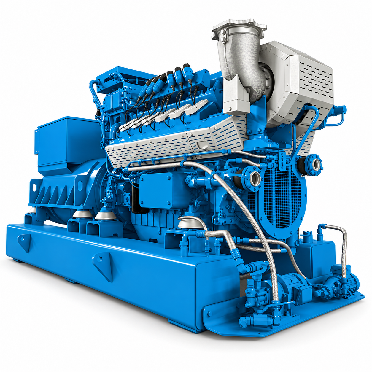 MWM TCG 3016 V16P 0.8 MW Natural Gas Generator Set