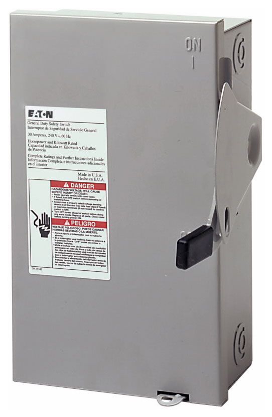 Home Electrical Eaton Dg222ngb Dg Series Cartridge Fusible General Duty 