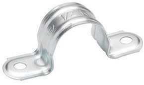 2-Hole Pipe Strap - Zinc Electroplated