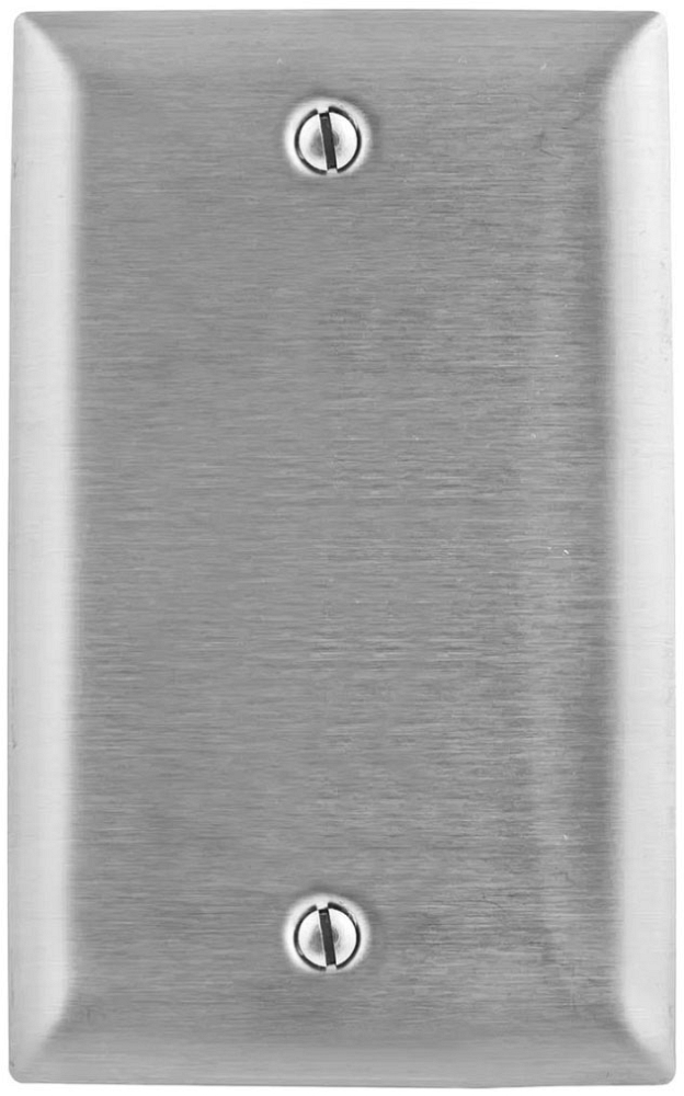 Standard Blank Wallplate 302304 Stainless Steel