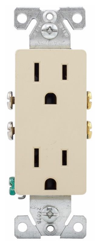 Decorator Straight Blade Duplex Receptacle Eaton Wiring Devices