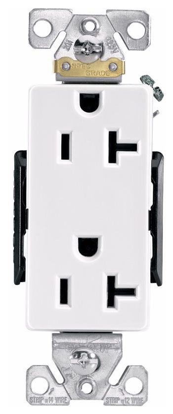 6342 Decorator Duplex Receptacle