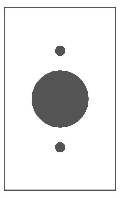Standard Receptacle Wallplate 1Single Receptacle1 Gangs designated