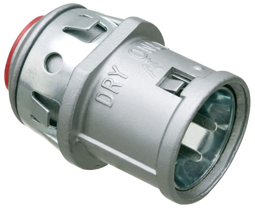 Straight Cable Connector, Insulated Throat Arlington Snap2It Cable