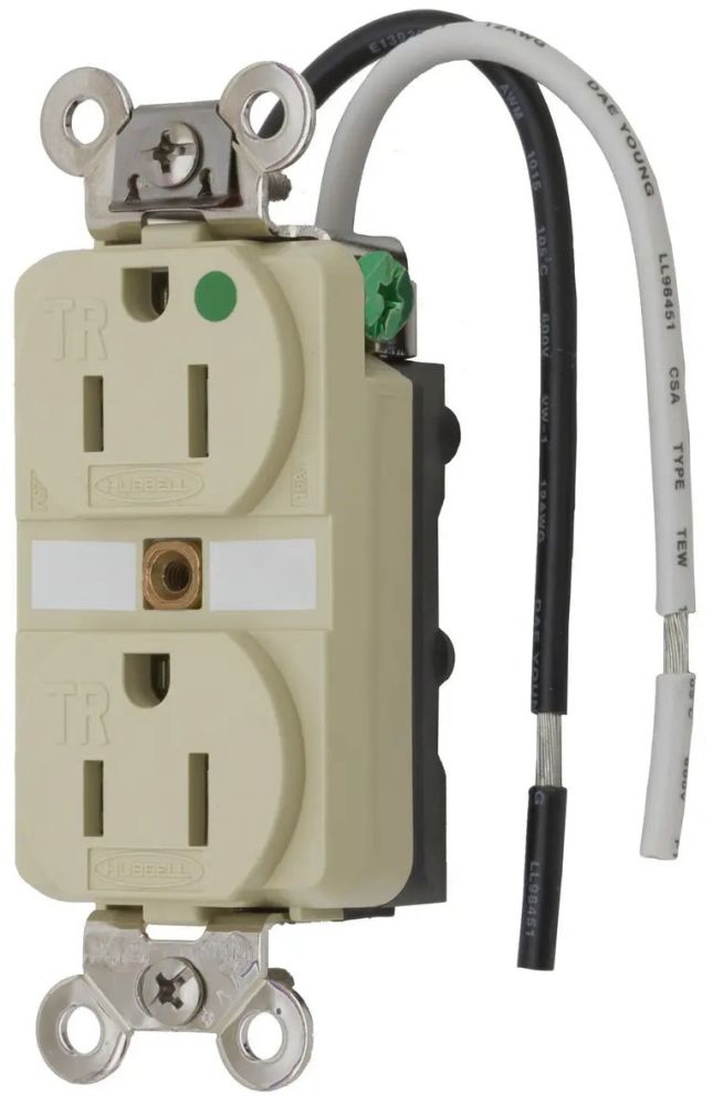 Hubbell Extra Heavy-Duty Duplex Receptacle