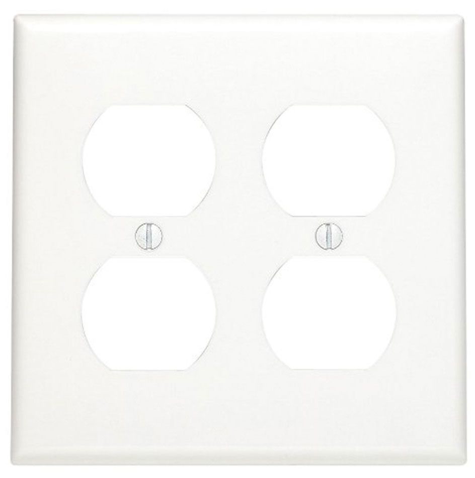 Leviton  80716-W Standard Size Traditional Wallplate
