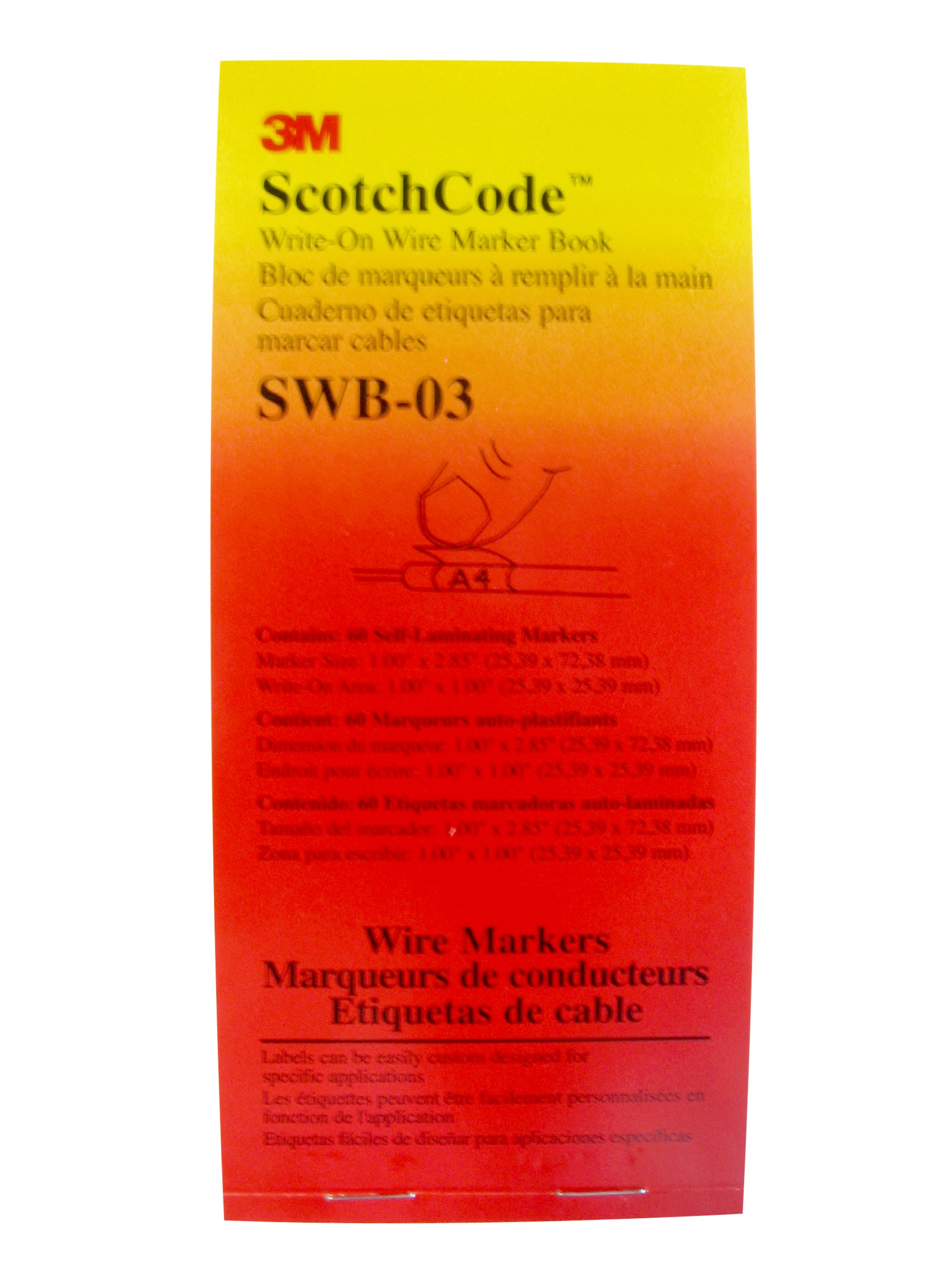 Self-Laminating Wire Marker