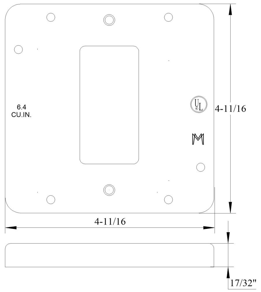 Raised Square Box Cover Mulberry Square Box 532