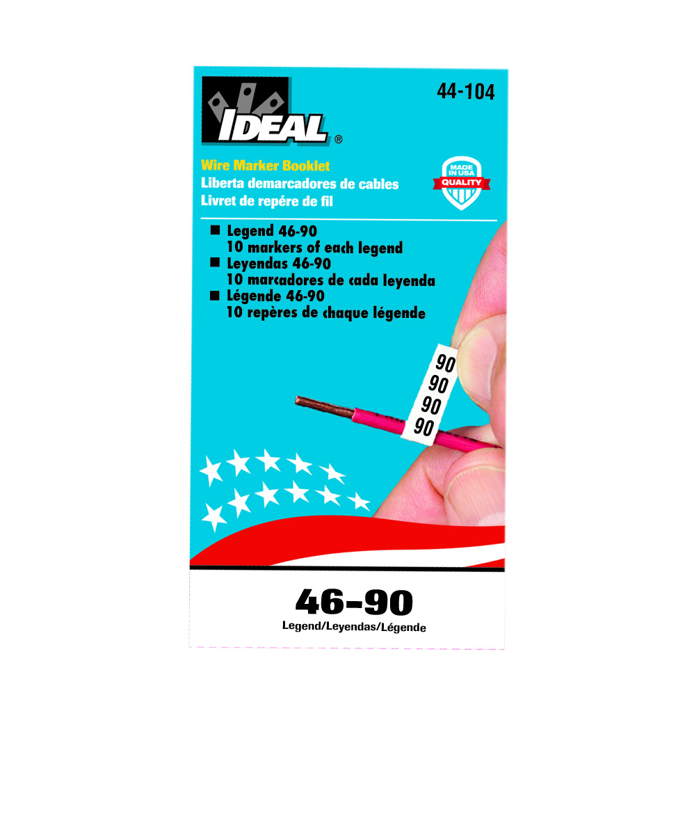 Preprinted Wire Marker Selfsticking Type Plastic