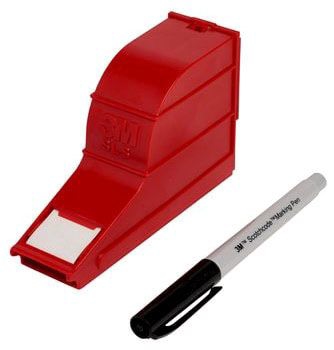 Write-On Dispenser With Tape