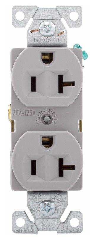 Duplex Straight Blade Receptacle