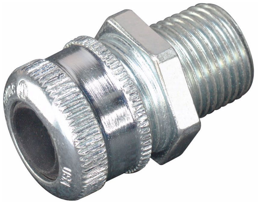 Straight Cable Gland Connector Straight Male Rugged