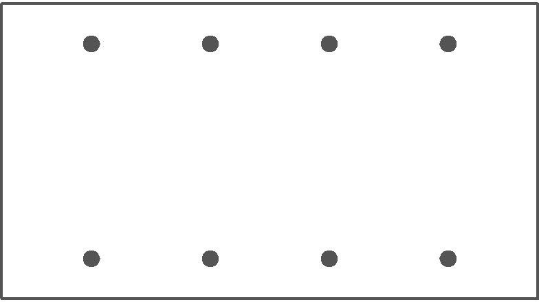 Standard Blank Wallplate Mulb 86154 4Gang