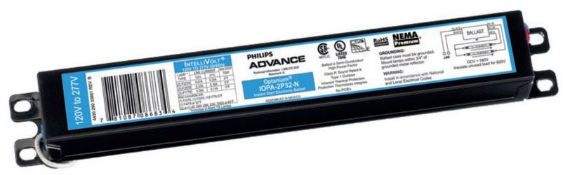 Electronic Fluorescent Ballast Advance Optanium Electronic
