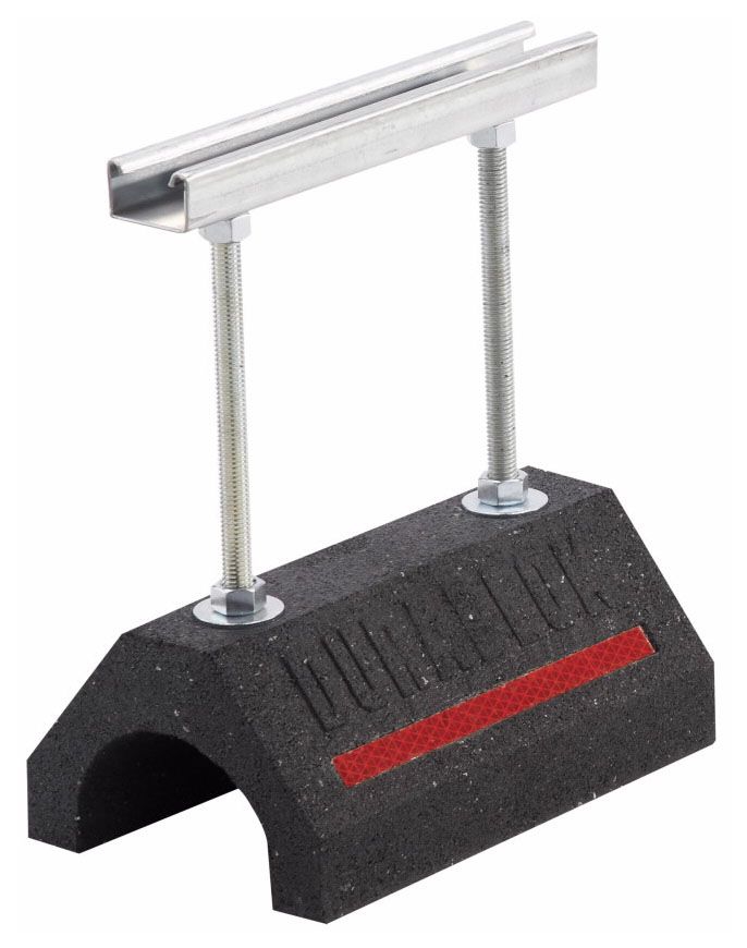 Rooftop Support Base With Rod Risers