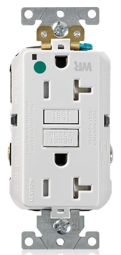 Slim Tamperweather Resistant Receptacle Leviton Smartlockpro Slim