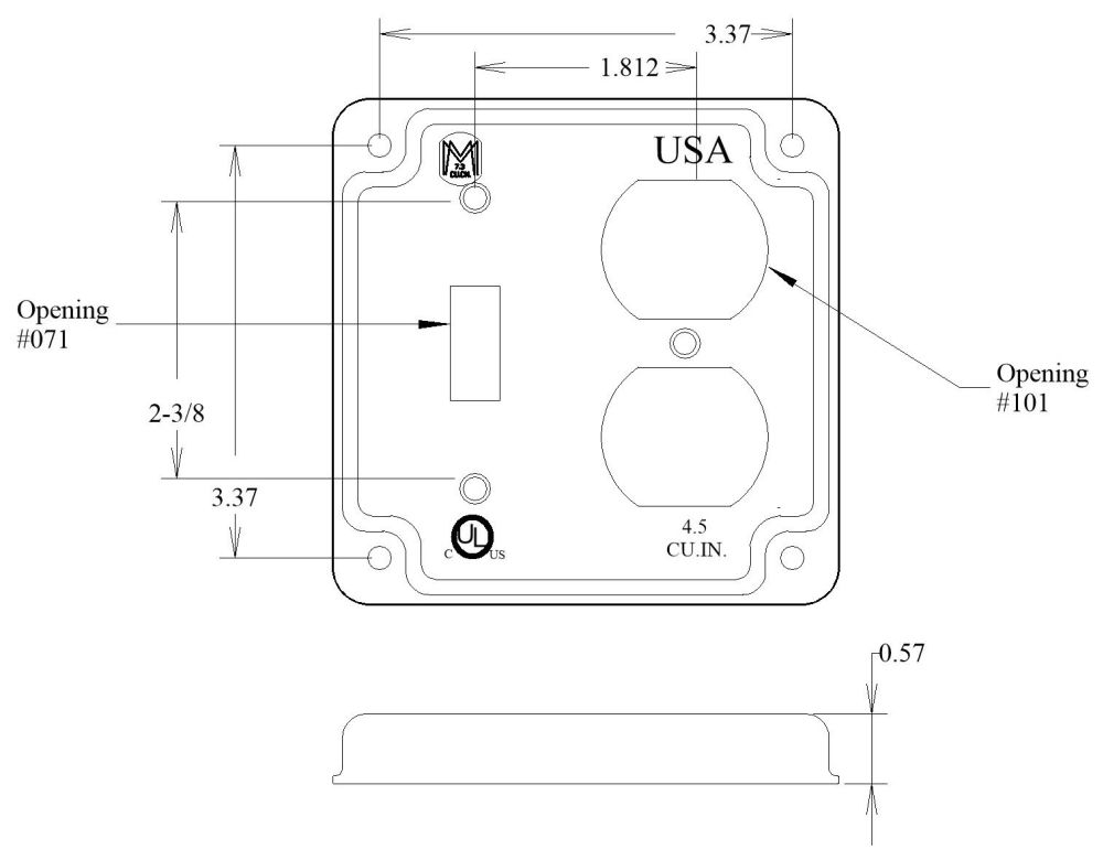 Raised Square Box Cover Mulberry Square Box 413