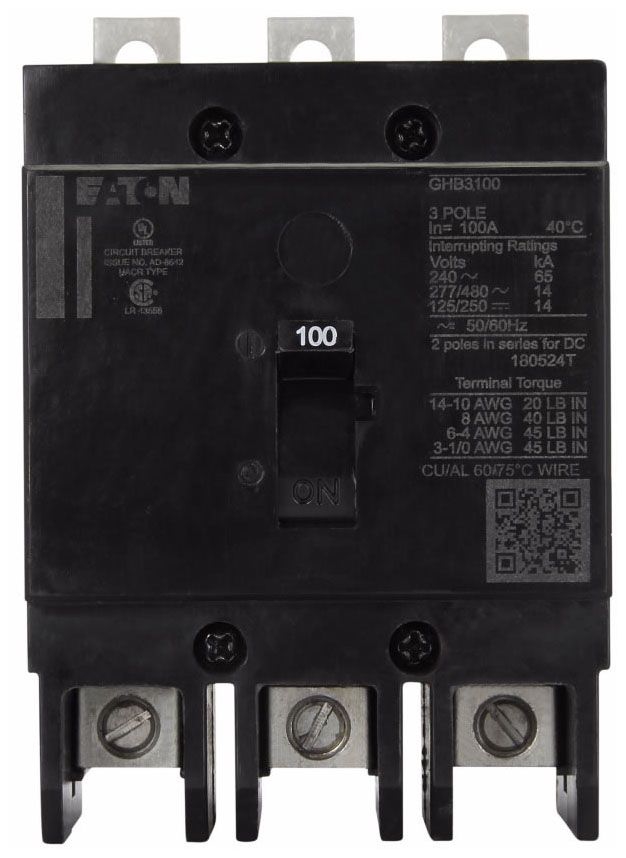 Type Ghb Molded Case Circuit Breaker
