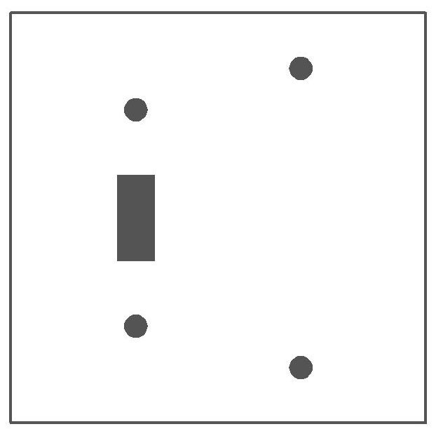 Standard Combination Wallplate Mulberry Combination Wallplate