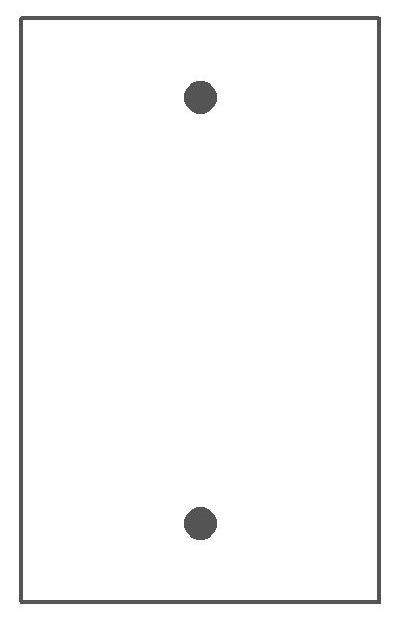 Mulberry Standard Blank Wallplate