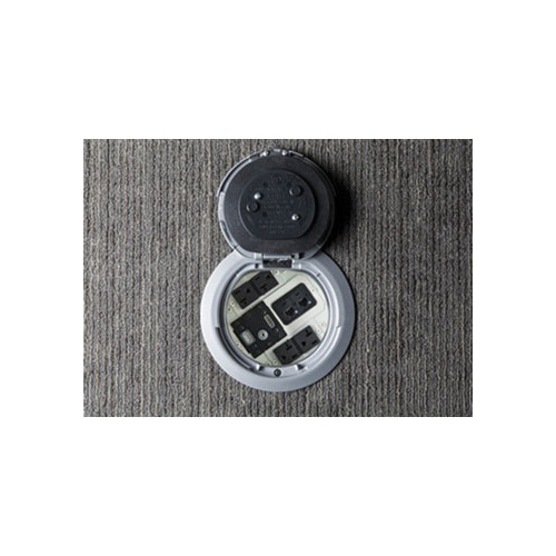 Multiservice Pokethrough Assembly Recessed Furniture Feed