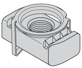 Twirl Nut With Spring Twirl Type Carbon