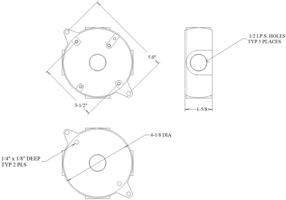 Weatherproof Round Box Mulberry Weatherproof Round