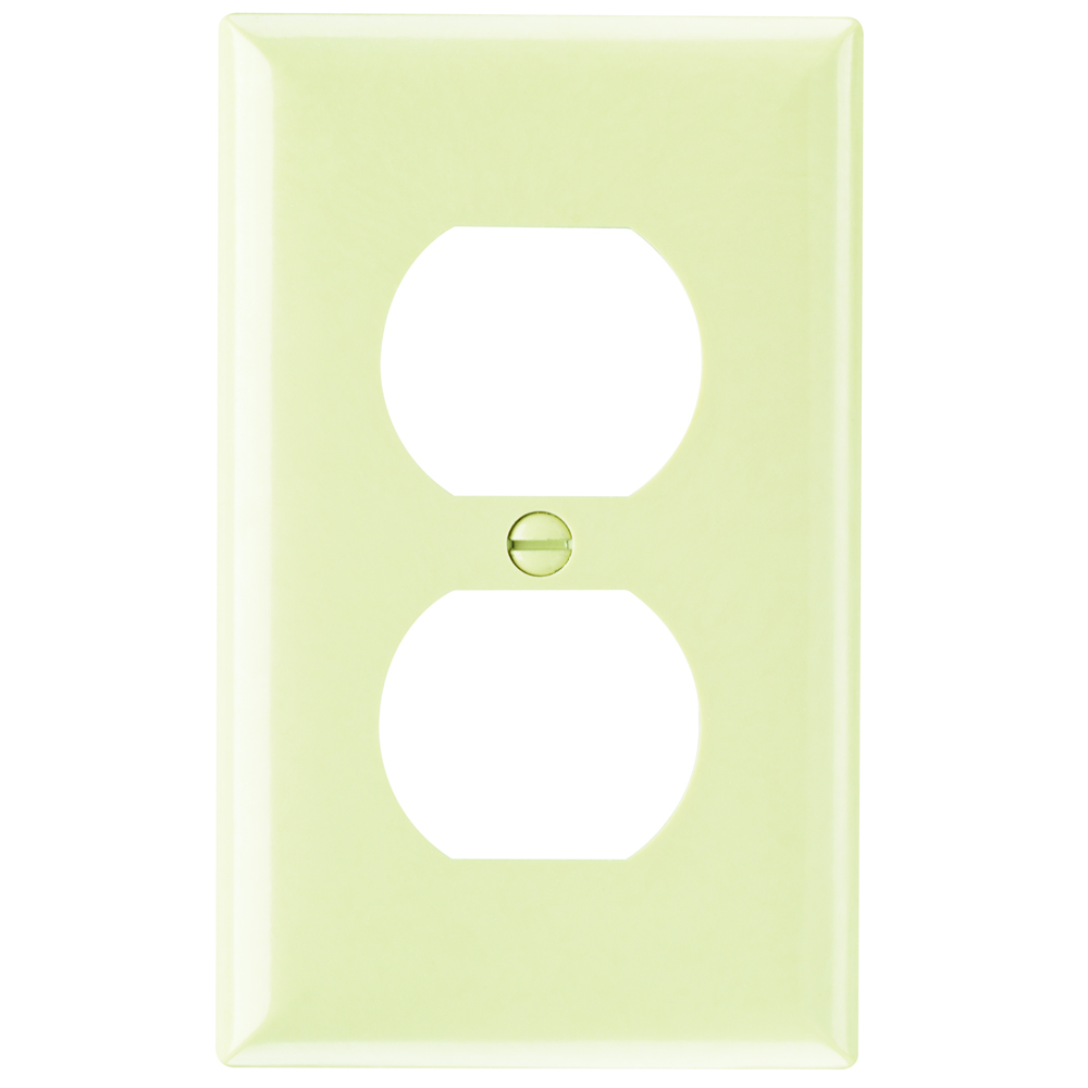 Standard Receptacle Wallplate 0.07 Inch Thk