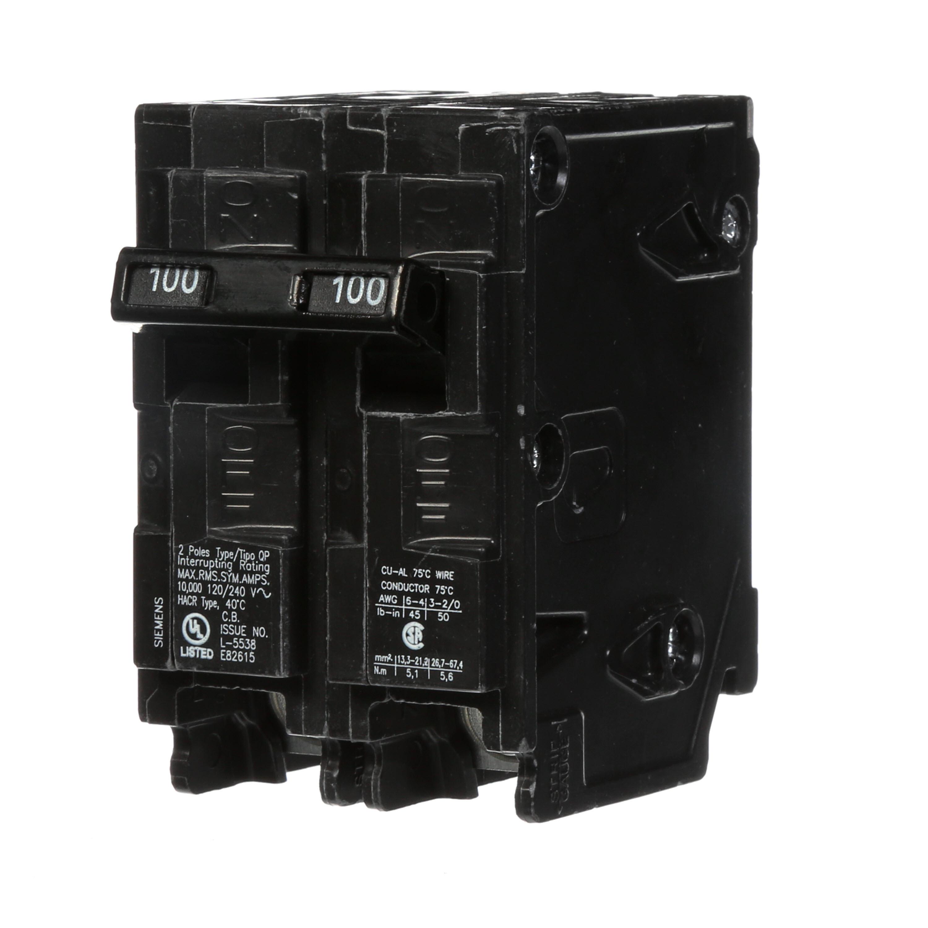 Miniature Circuit Breaker Siemens Molded Case