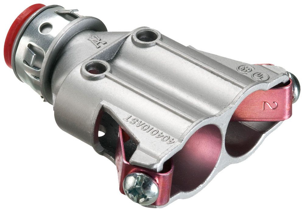 Duplex Cable Connector With Insulated Throat Arlington Snap2It Cable010Ast