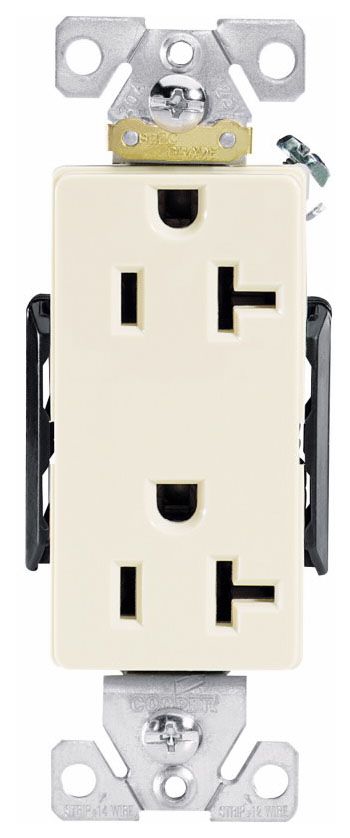 6342 Decorator Duplex Receptacle Eaton Arrow Hart