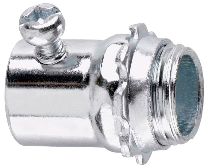 Noninsulated Straight Set Screw Connector Straight Set Screw