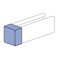 Square Channel End Cap