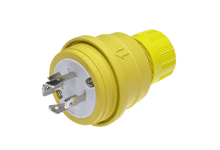 3-Phase Male Plug With Locking Blade