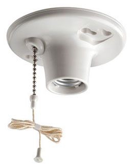 Pull Chain Lampholder Leviton Lampholder 1Circuit