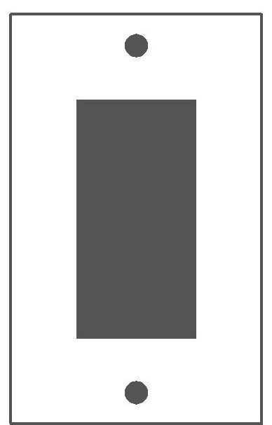 Mulberry Standard Receptacle Wallplate 97401