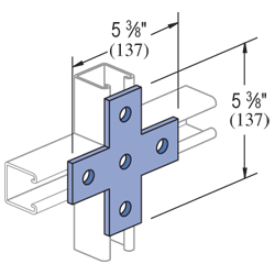 Flat Plate Fitting Cross Type Astm