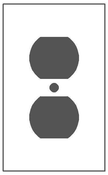 Mulberry Standard Receptacle Wallplate 97101