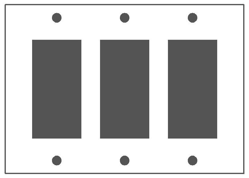 Mulberry Standard Receptacle Wallplate 86403