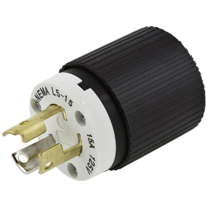 Wiring Device-Kellems Twist-Lock 1-Phase Grounding Standar L5-30P Configuration