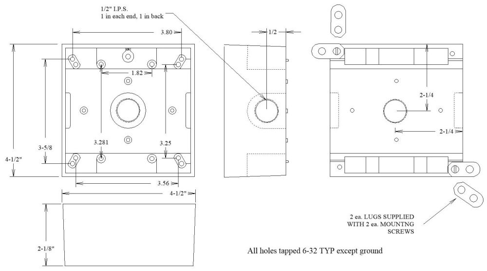 Weatherproof Box Mulberry Royal Mountie 30.5 Cu-In