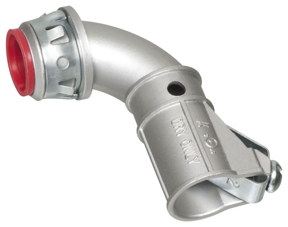 1-Piece Cable Connector With Insulated Throat