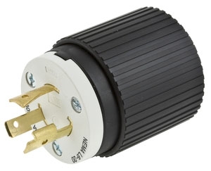 Wiring Device-Kellems Twist-Lock 1-Phase Grounding Standar L6-30P Configuration