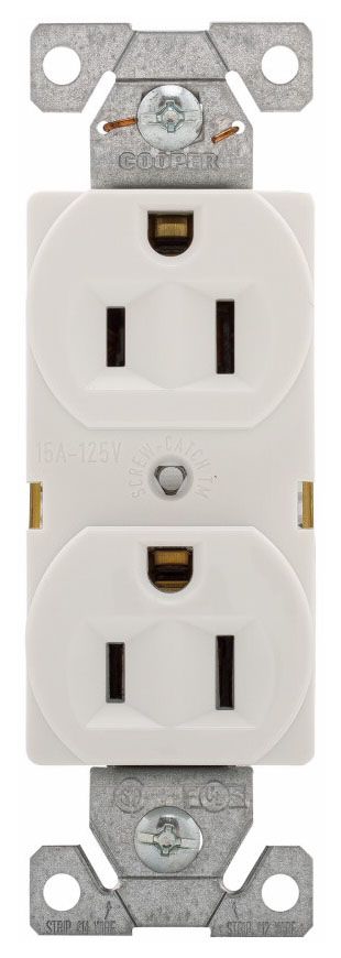Duplex Straight Blade Receptacle Eaton Arrow Hart