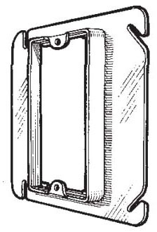 1 Device Raised Tile Box Cover Mulberry Square Box