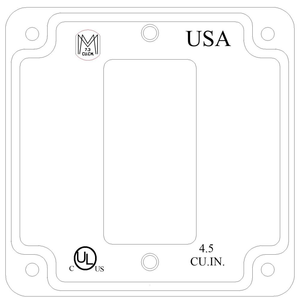 Raised Square Box Cover Mulberry Square Box 432