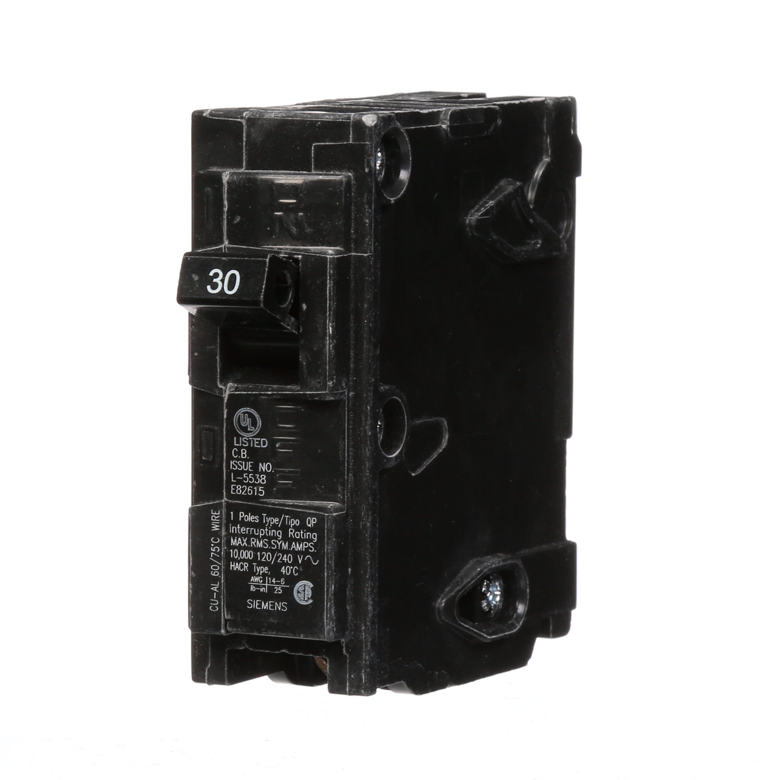 Miniature Circuit Breaker Siemens Molded Case